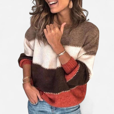 Sabrina | Soft Wool Striped Sweater for Women