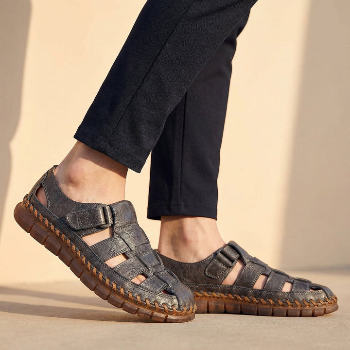 Raven Fisherman Sandals | Woven Leather, Adjustable Strap for Men and Women 0