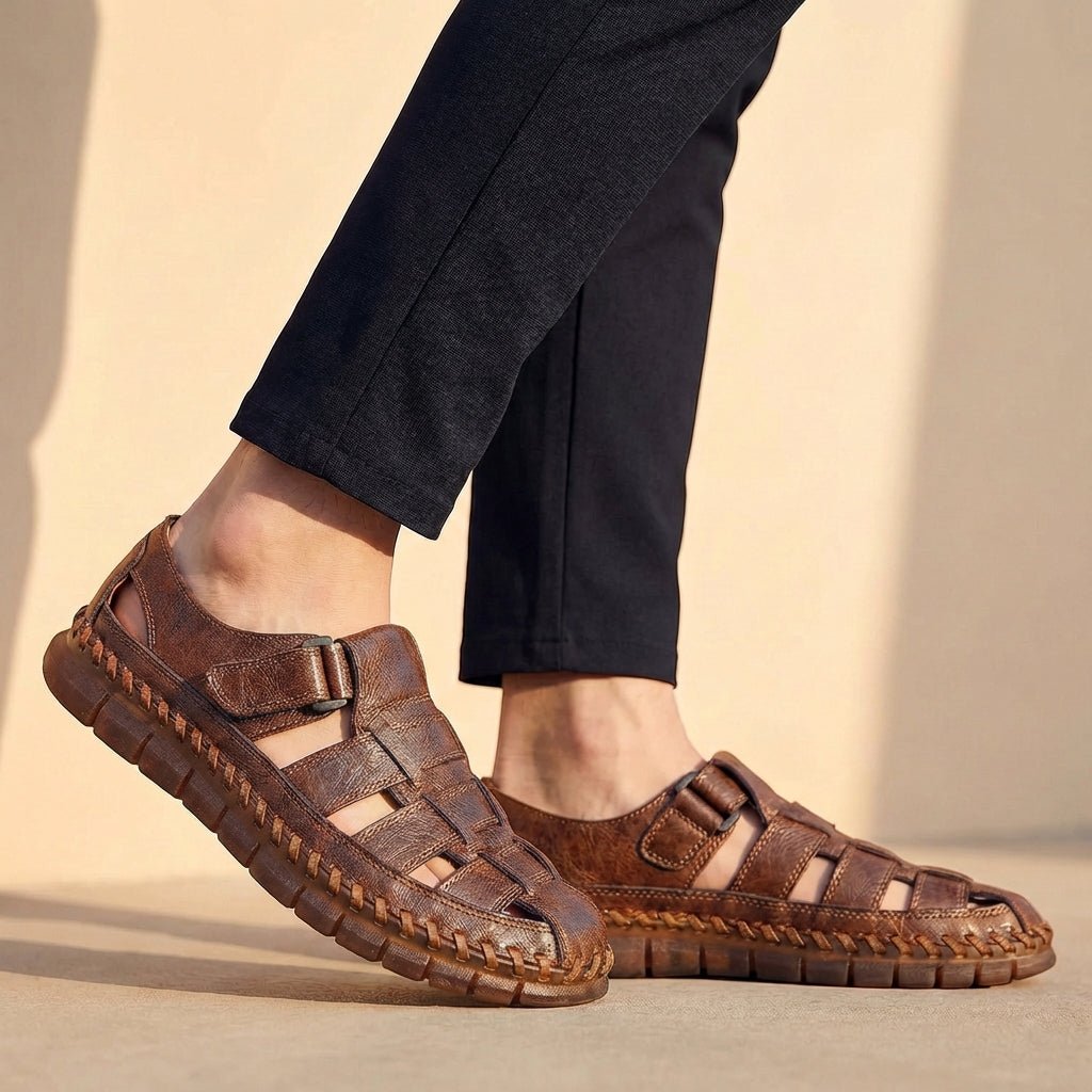 Raven Fisherman Sandals | Woven Leather, Adjustable Strap for Men and Women 2