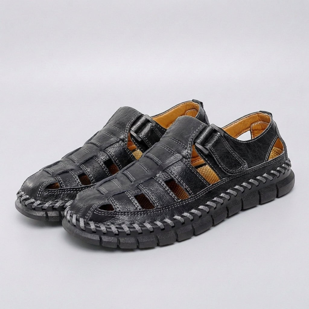 Raven Fisherman Sandals | Woven Leather, Adjustable Strap for Men and Women 4