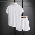 Relaxtic Mens Shirt and Shorts Set | Woven Material, Regular Fit 6