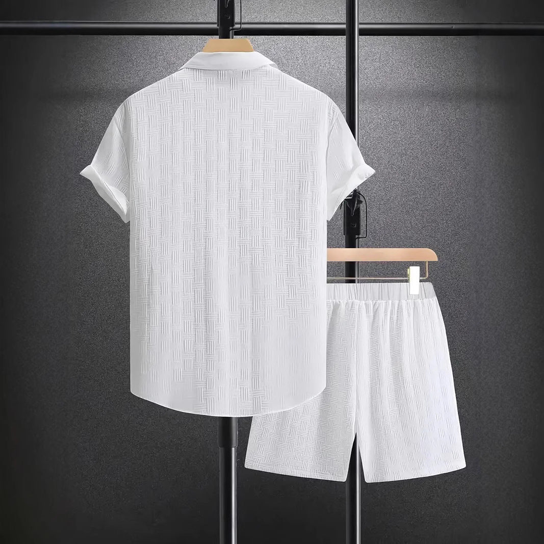 Relaxtic Mens Shirt and Shorts Set | Woven Material, Regular Fit 6