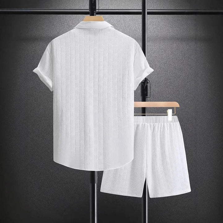 Relaxtic Mens Shirt and Shorts Set | Woven Material, Regular Fit 6