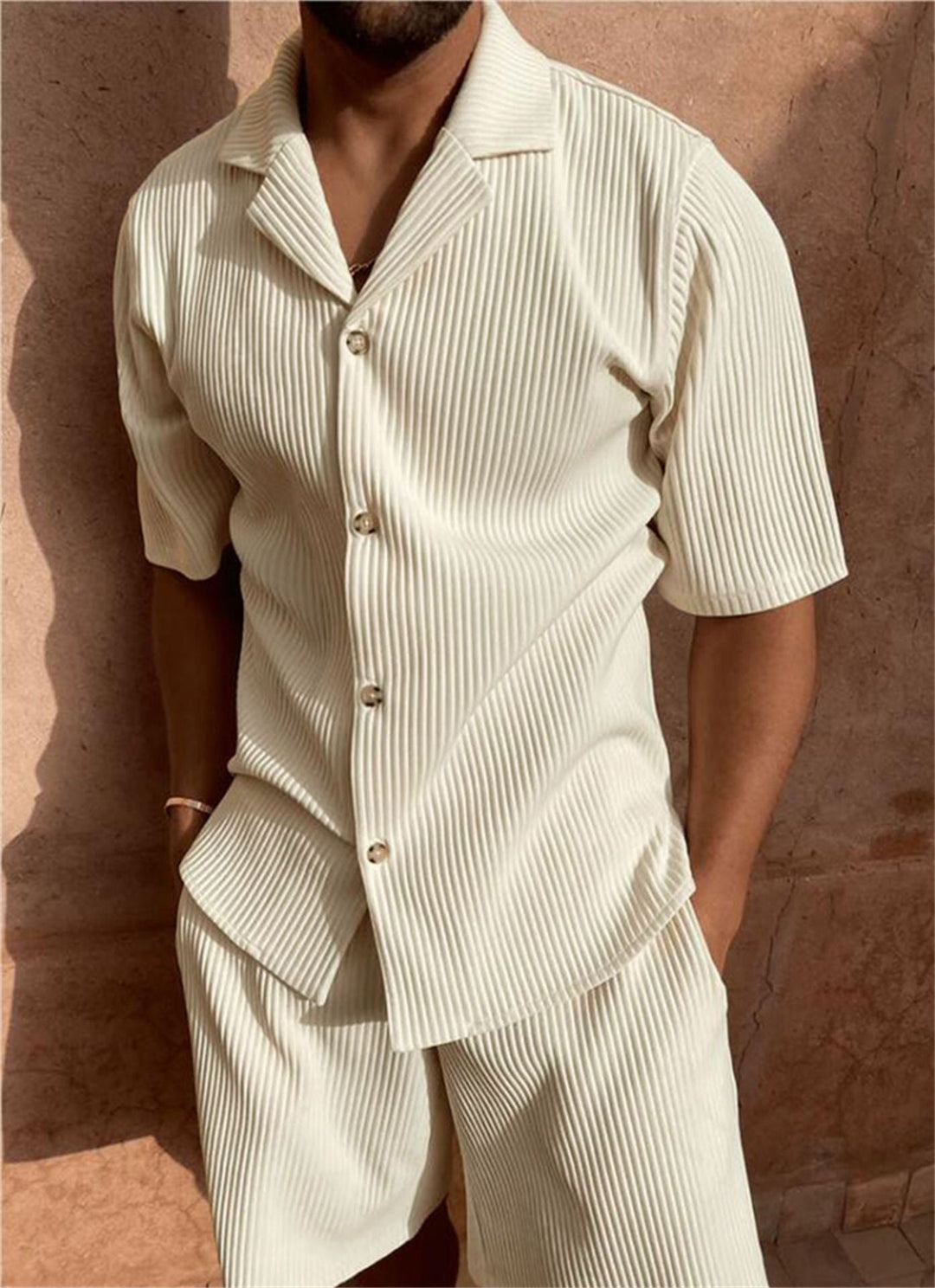 Relaxtic Shirt and Shorts Set | Lightweight, Relaxed Fit for Men 0