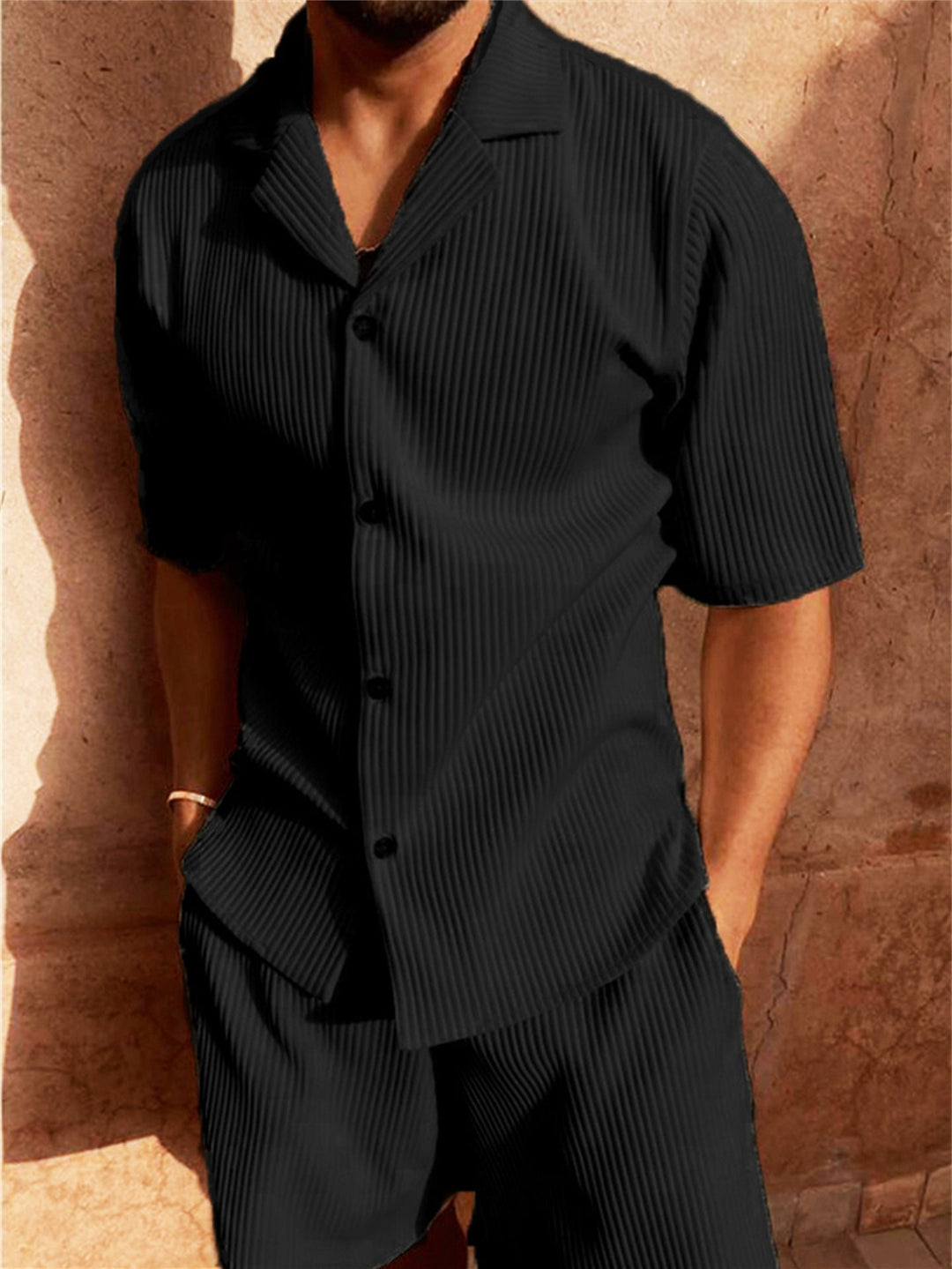 Relaxtic Shirt and Shorts Set | Lightweight, Relaxed Fit for Men 1