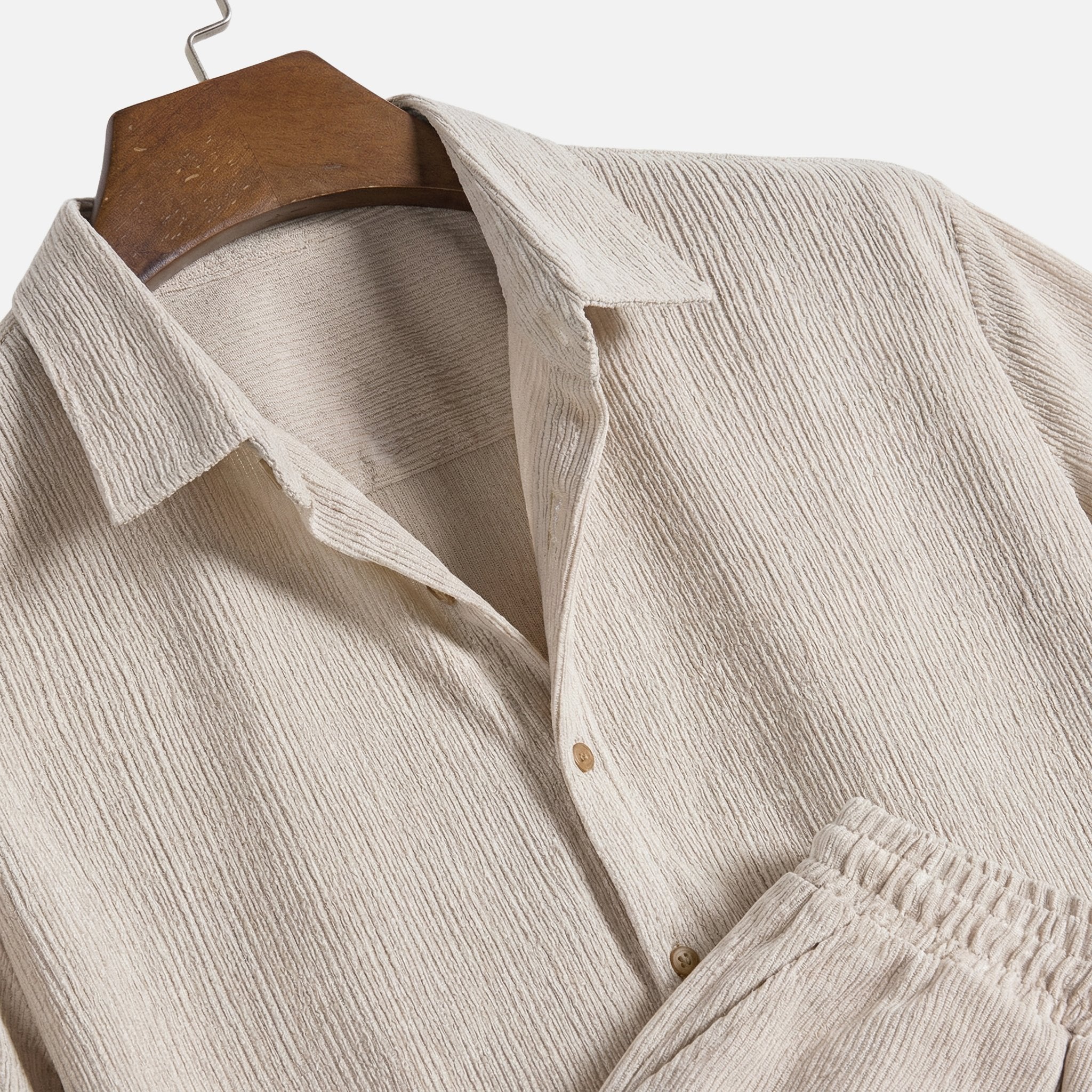 Ribo Men's Co Ord Set | Comfortable Ribbed Fabric, Relaxed Fit 3