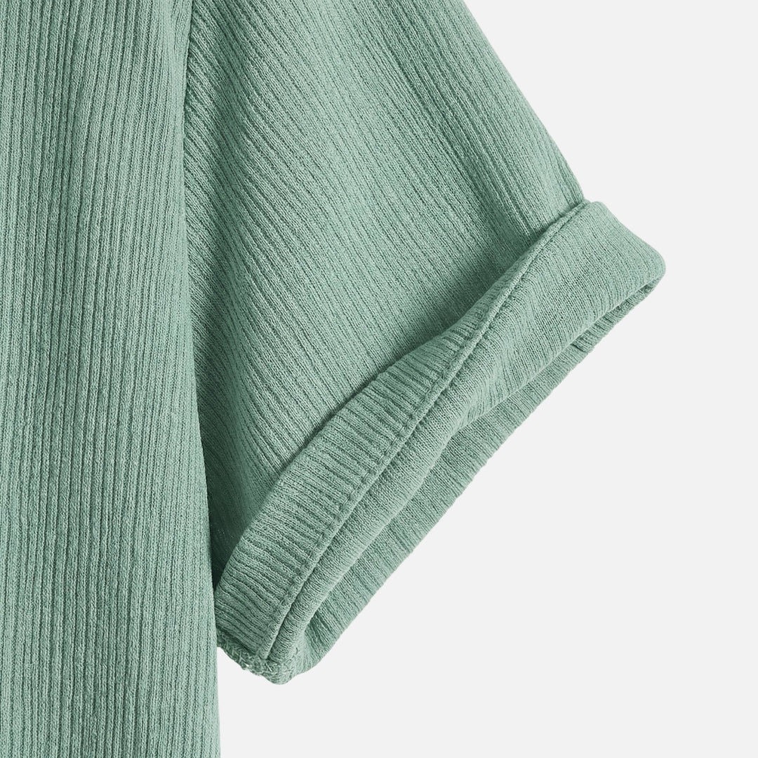 Ribo Men's Co Ord Set | Comfortable Ribbed Fabric, Relaxed Fit 6