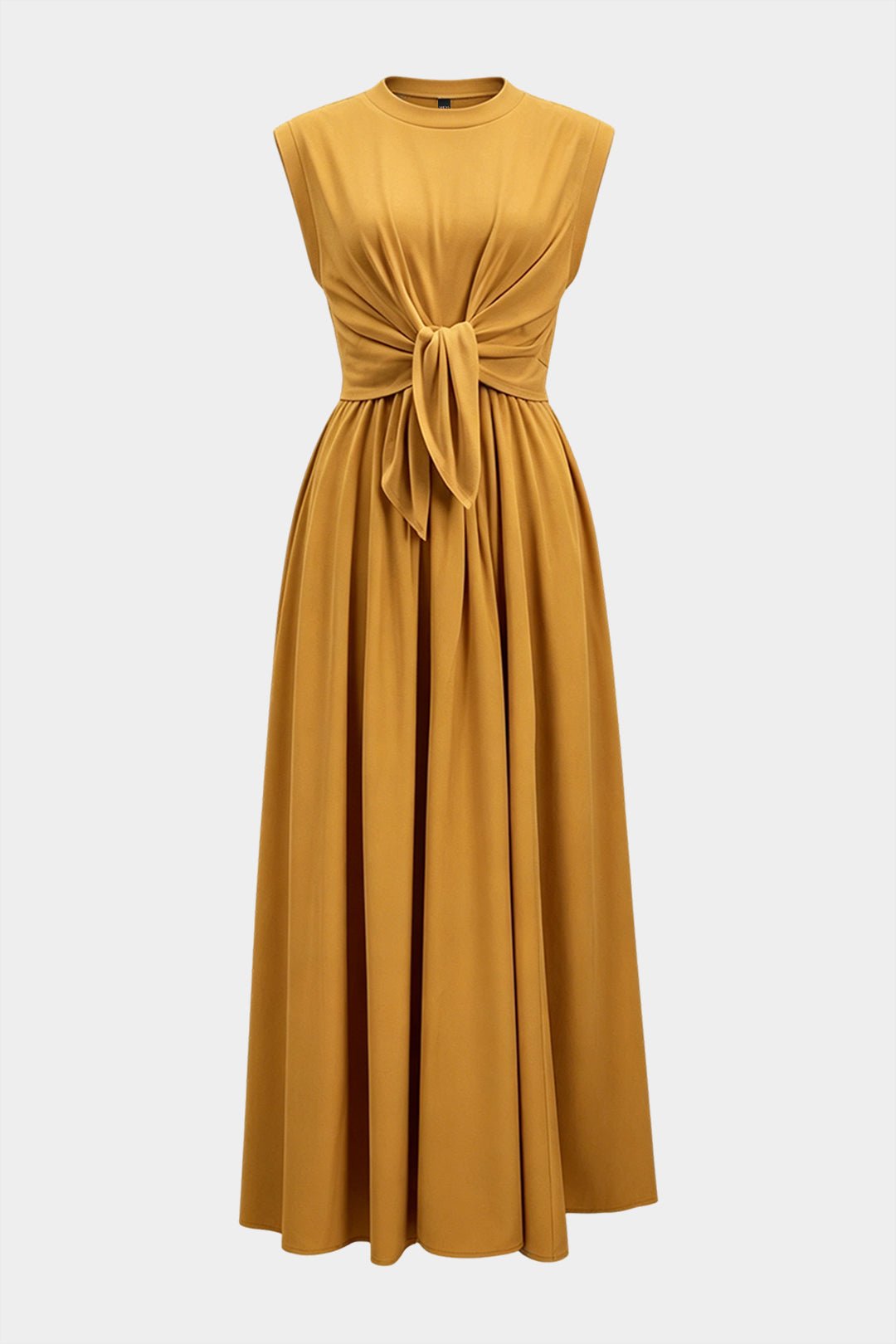Rina Maxi Dress | Sleeveless, Tie-Up Detail, Soft Fabric, Full-Length 0