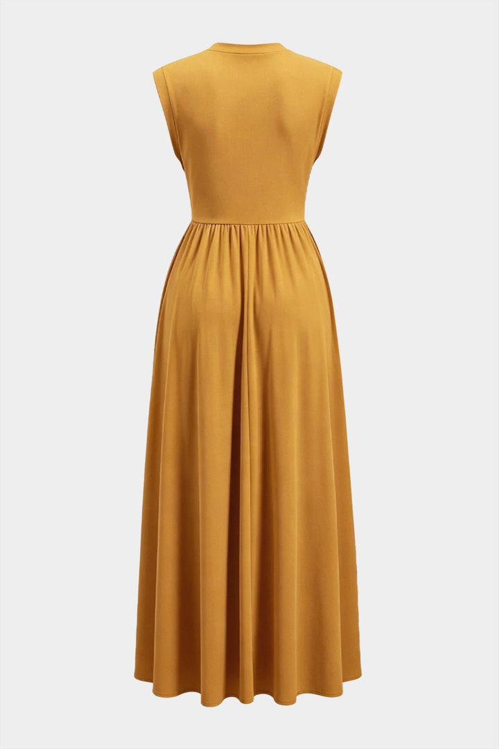 Rina Maxi Dress | Sleeveless, Tie-Up Detail, Soft Fabric, Full-Length 1