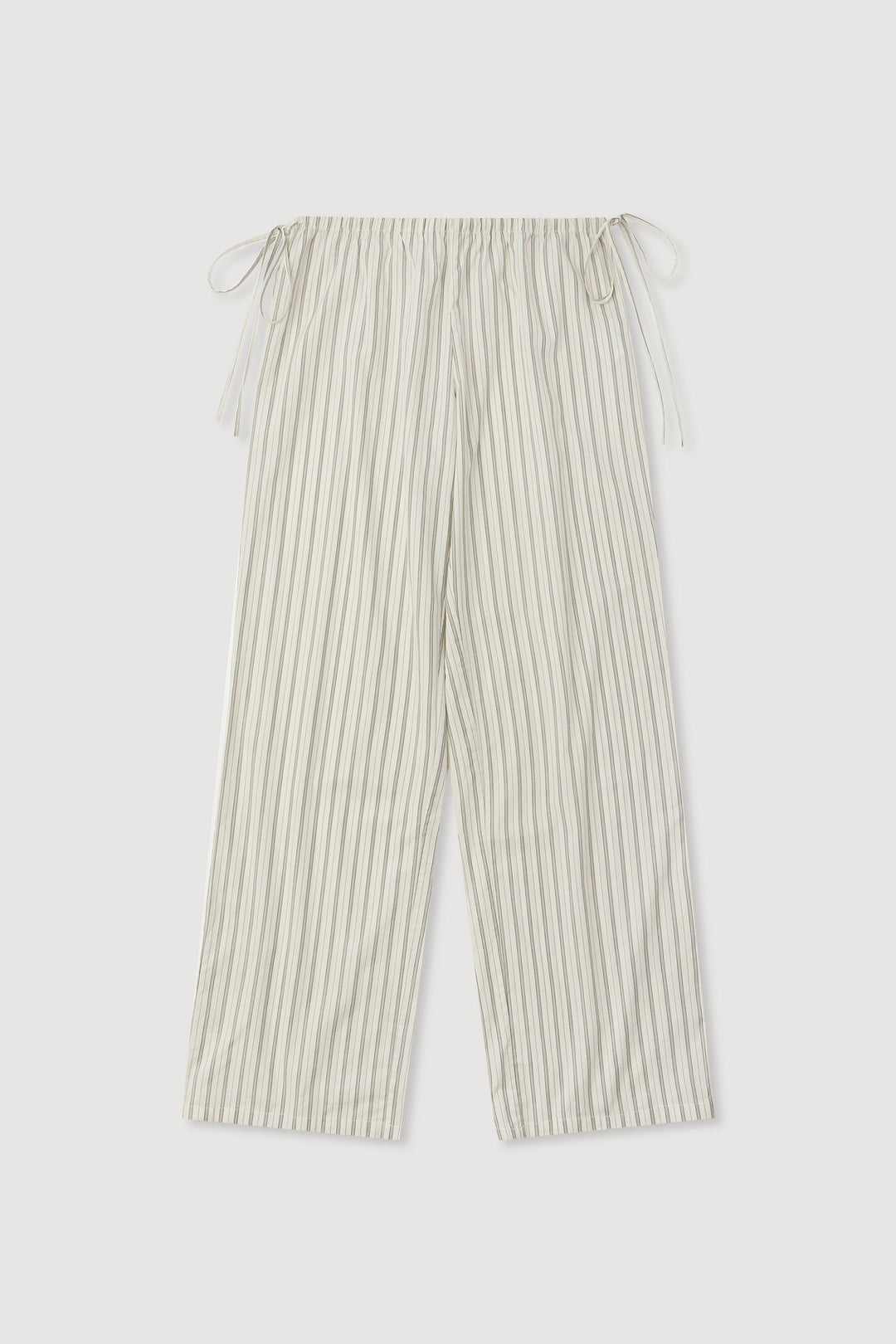 Riva Stripe Pants | Low-Rise Cotton, Elastic Waistband 6