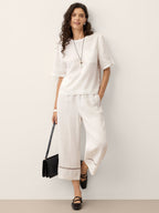 Riva Women's Top | 100% Linen, Drop Shoulder, Boxy Fit 7