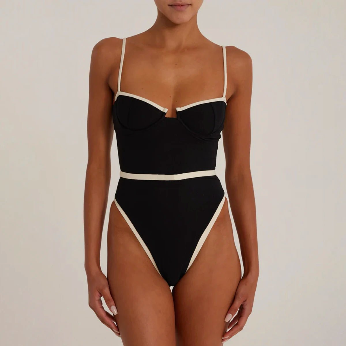 Riviera Monokini | High-Waisted Tummy Control One Piece Swimwear 2