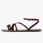 Riviera Sandals | Rhinestone-Embellished, Adjustable Ankle Strap 2