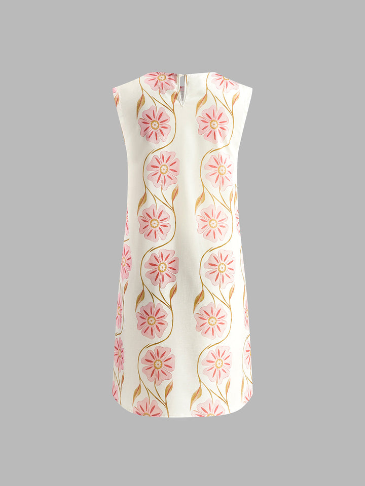 Rosa Womens Dress | Sleeveless, Romantic Print, Woven Fabric 5