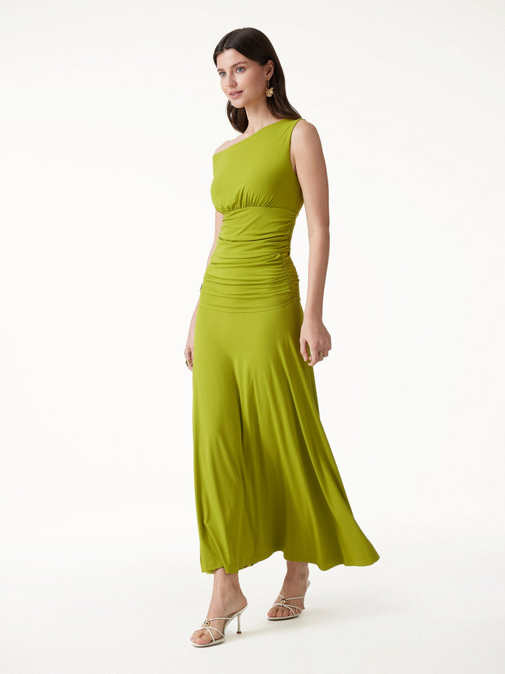 Roxy Women's Set | Soft Ruched Bra Top & A-Line Maxi Skirt 1