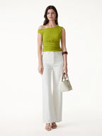 Roxy Women's Set | Soft Ruched Bra Top & A-Line Maxi Skirt 2