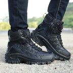 Rugged Hiking Boots for Men | Waterproof Leather, Shock Absorption 2