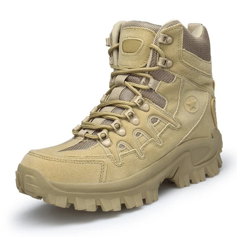 Rugged Hiking Boots for Men | Waterproof Leather, Shock Absorption 4