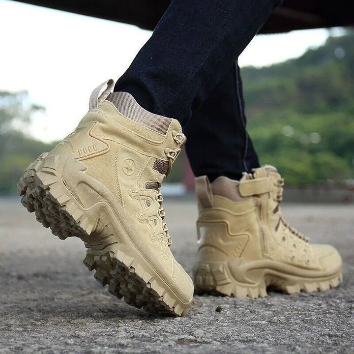 Rugged Hiking Boots for Men | Waterproof Leather, Shock Absorption 6