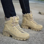 Rugged Hiking Boots for Men | Waterproof Leather, Shock Absorption 7