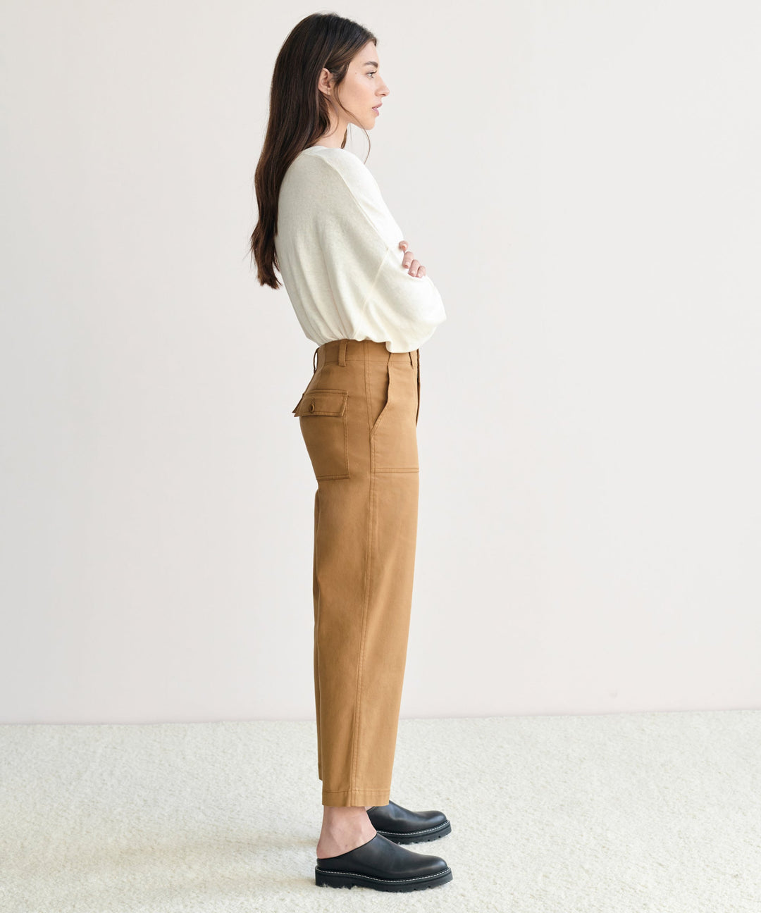 Rylan Trousers | Lightweight Twill, Fitted Silhouette 2