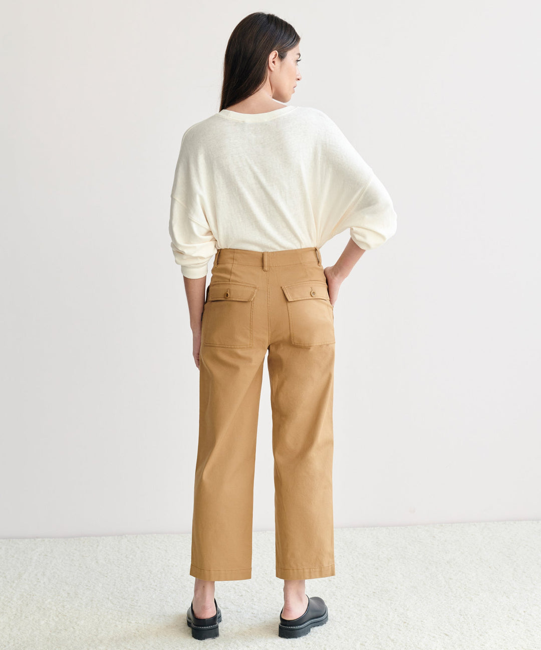 Rylan Trousers | Lightweight Twill, Fitted Silhouette 3