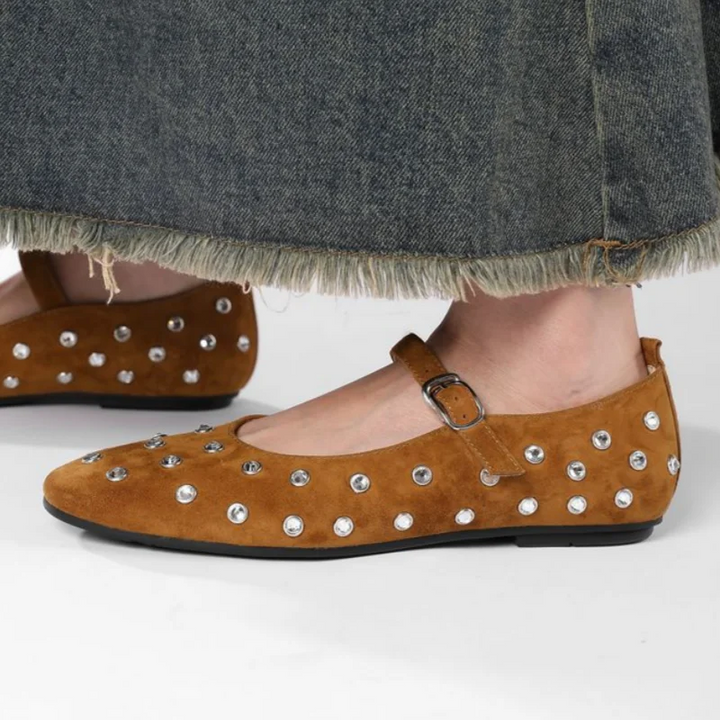 Evelyna | Studded Mary Janes