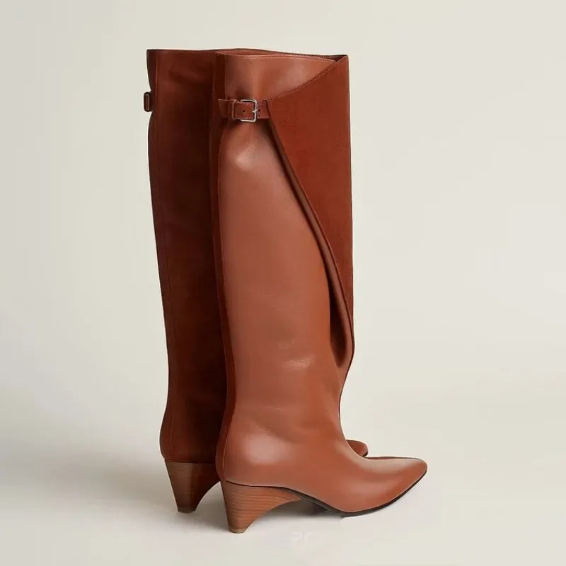 Caledon | Statement Wedge Boots