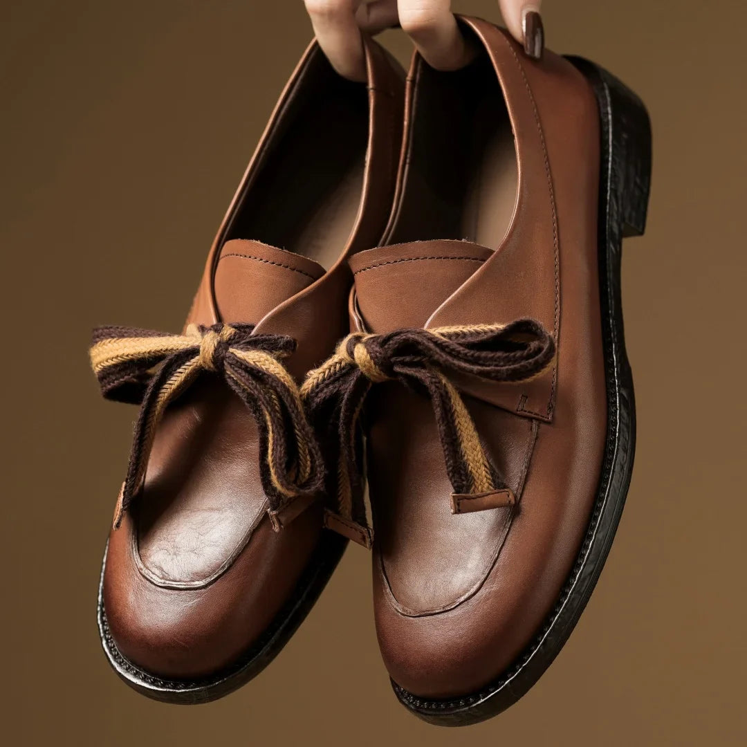 Heather | Leather Loafers