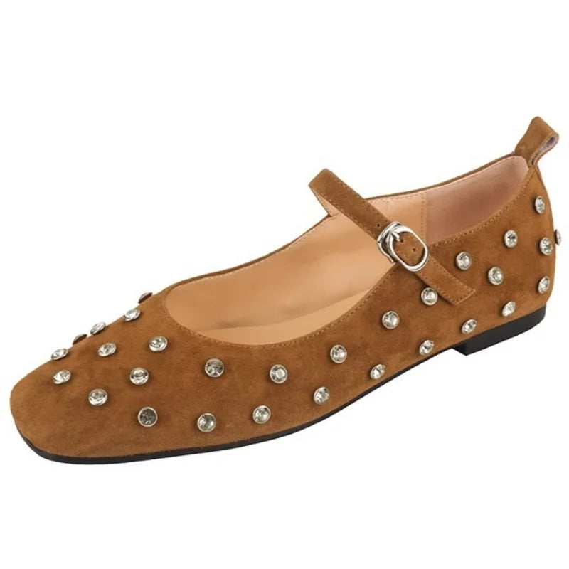 Evelyna | Studded Mary Janes