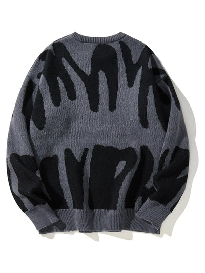 RONAN - CONTRAST KNIT MEN'S PULLOVER