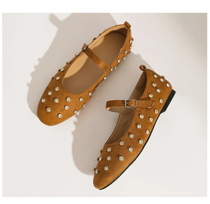 Evelyna | Studded Mary Janes