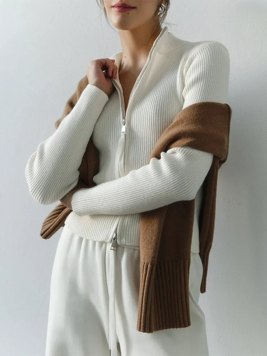 Holly | Double-Zip Knit