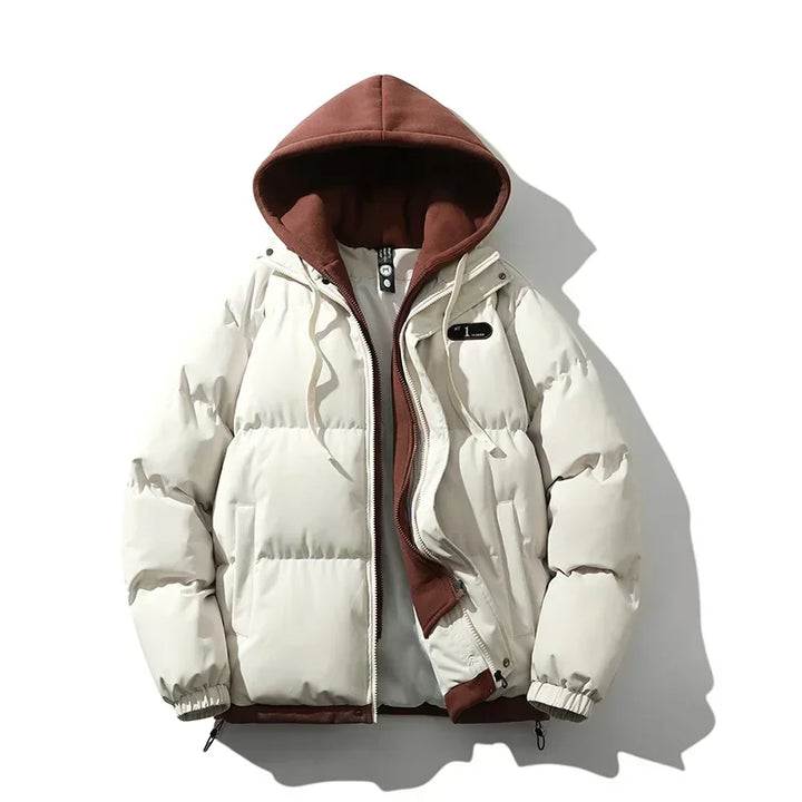 Women's Two-Piece Winter Jacket, Waterproof Shell, Adjustable Hood