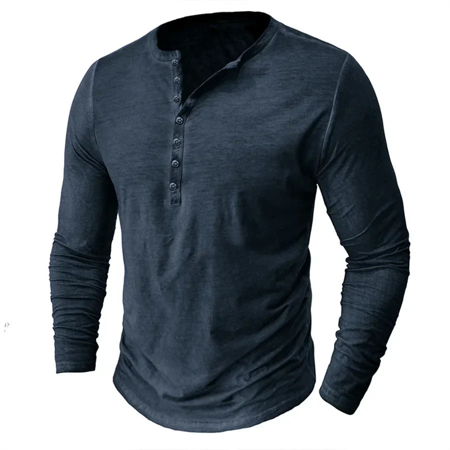 HENLEY |  Classic Long Sleeve Shirt