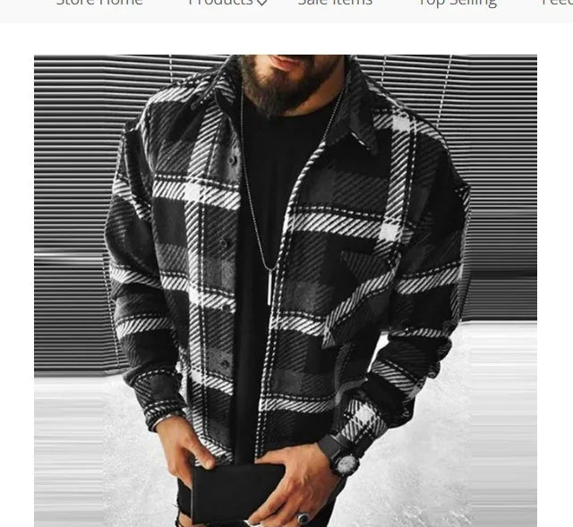 Elysian Winter Shirt featuring a stylish long-sleeve design with a classic check pattern, perfect for cozy seasonal wear. - 9