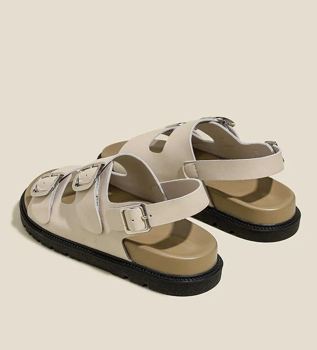 Andrea | Rose Strap Sandals