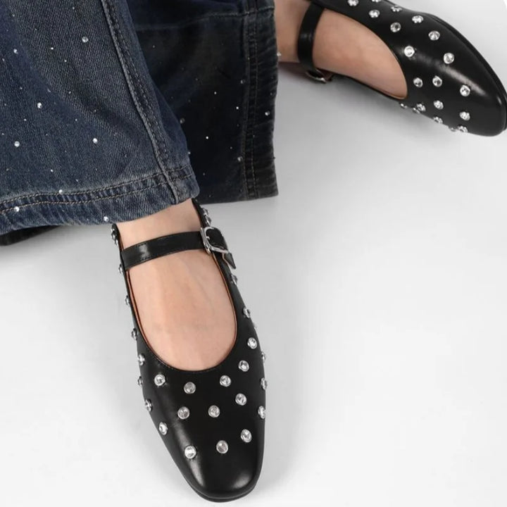 Evelyna | Studded Mary Janes