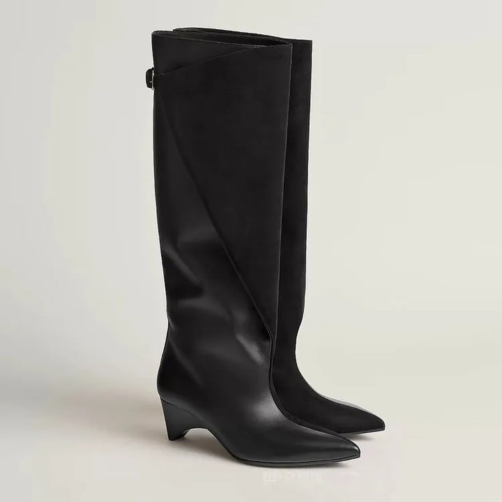 Caledon | Statement Wedge Boots