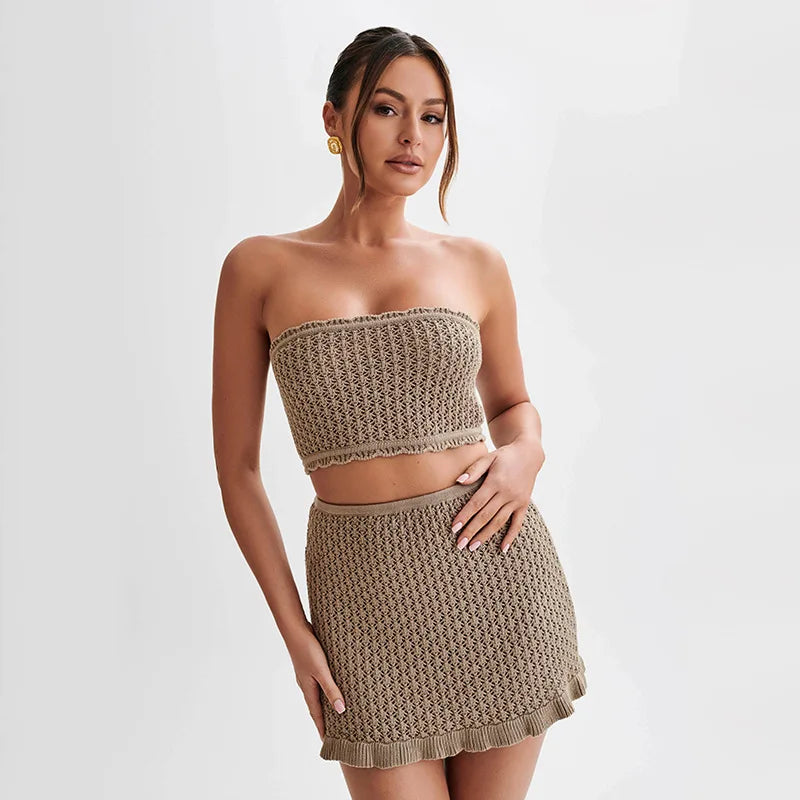 Kaia | Beach Knit Set