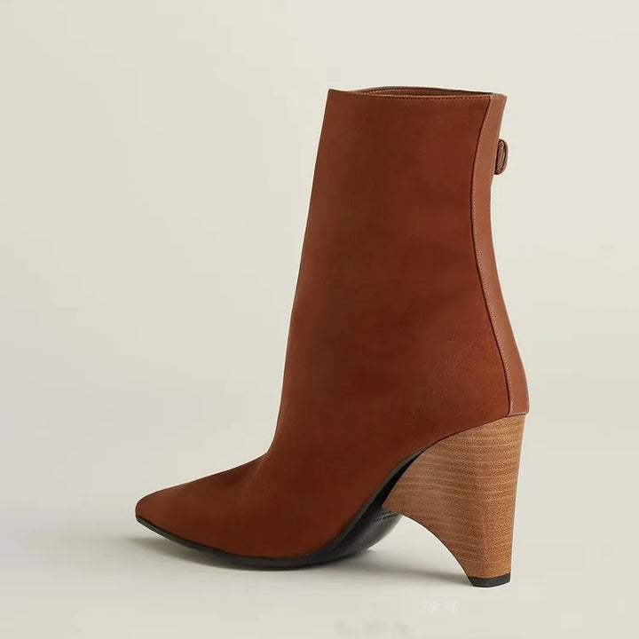 Caledon | Statement Wedge Boots