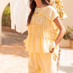 Dashi | Peplum Top