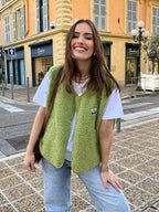 Claudia | Casual fleece vest