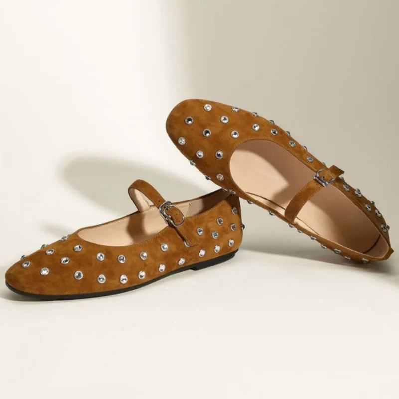 Evelyna | Studded Mary Janes