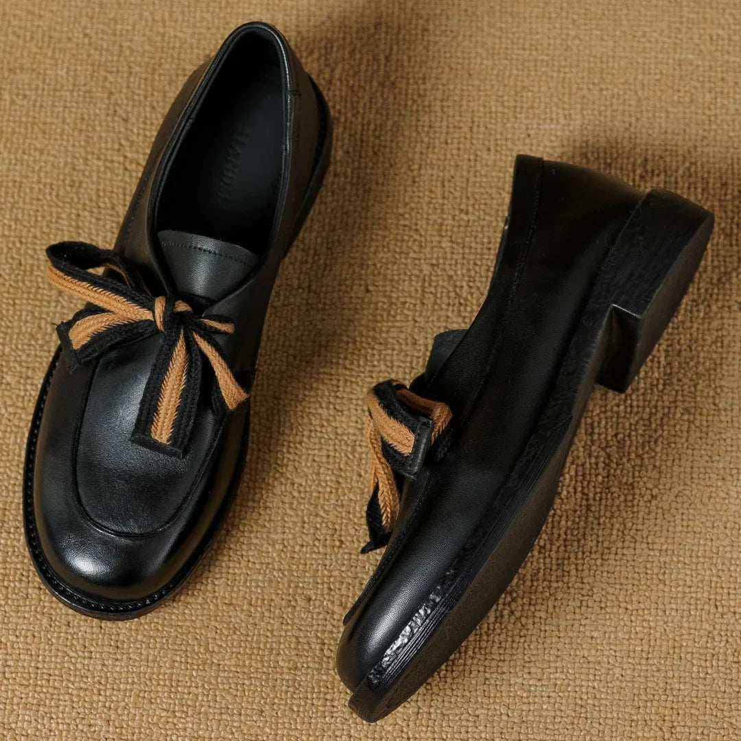 Heather | Leather Loafers