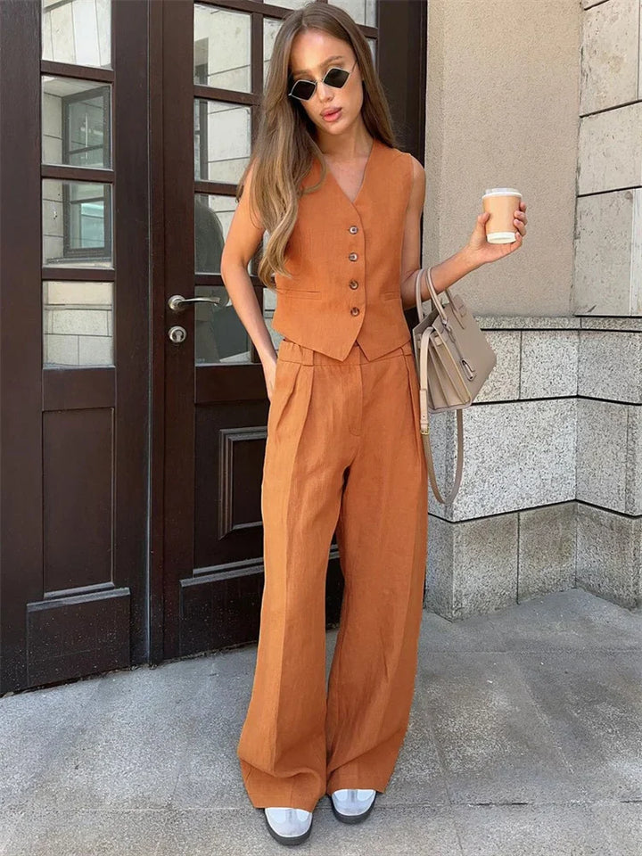 Marlowe | Linen Trouser Set