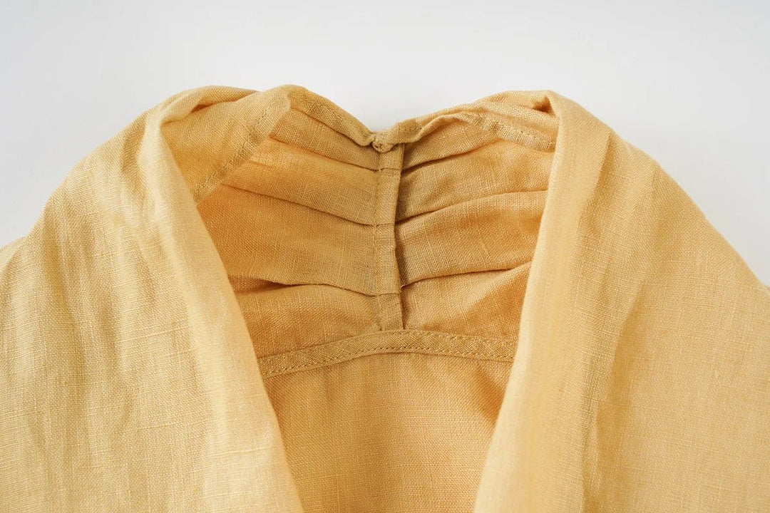 Valienne | Drape Linen Vest