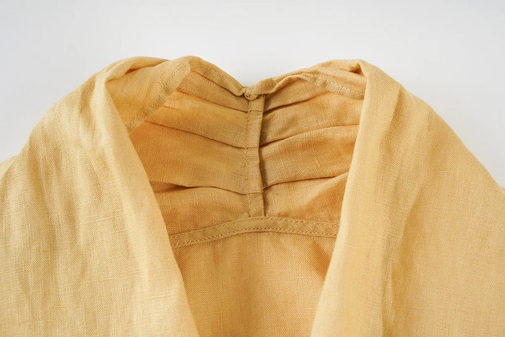 Valienne | Drape Linen Vest