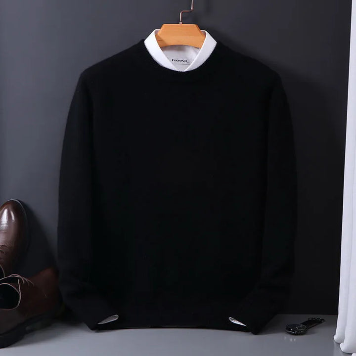 Alessio Men’s Sweater in premium soft knit, featuring a stylish slim fit design perfect for casual or formal occasions. - 7