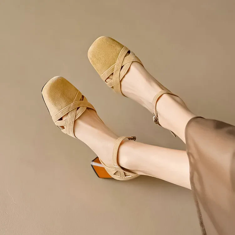 Arden | Suede Heel